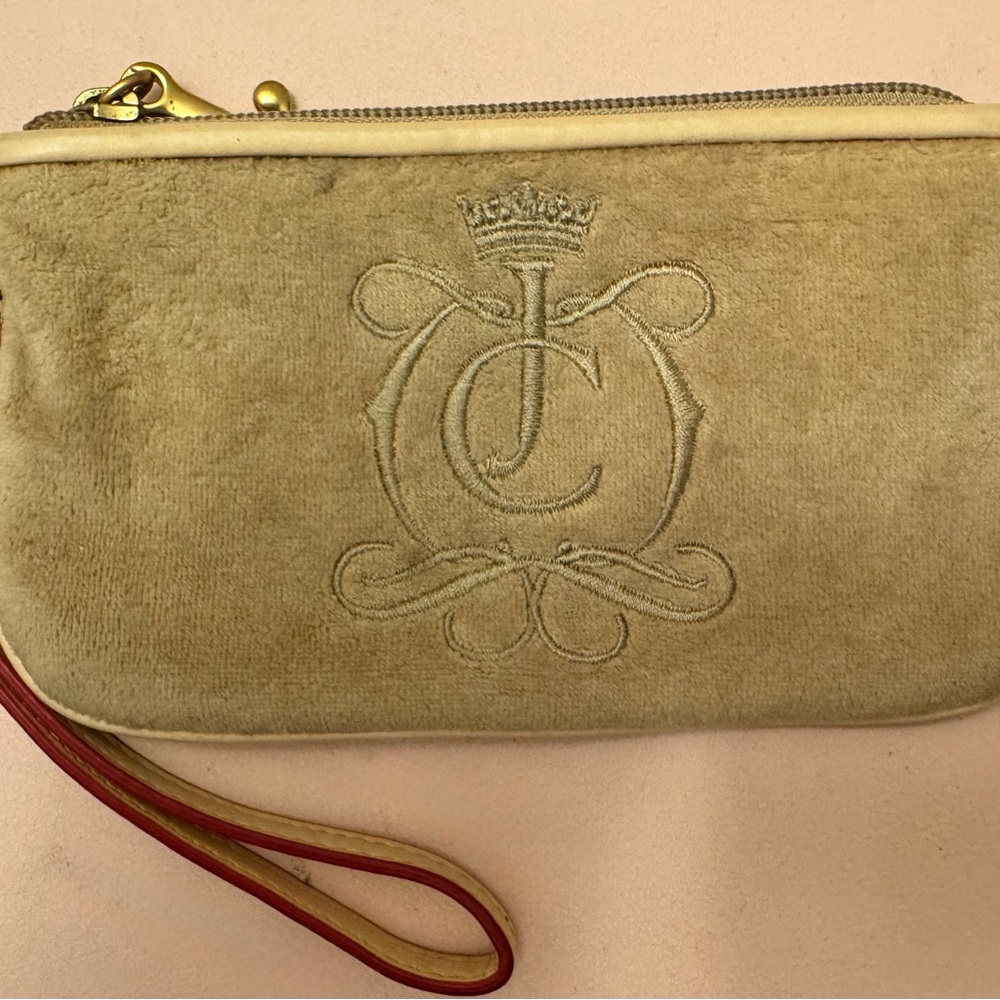 Vintage Juicy Couture Gold Wristlet Clutch